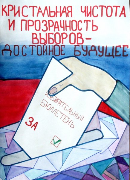 Агитационный плакат на выборы