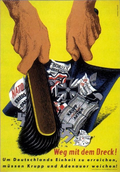 Агит плакаты ГДР