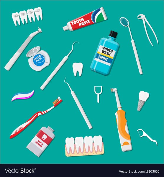 Предметы для ухода за зубами