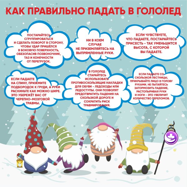 Памятка гололед