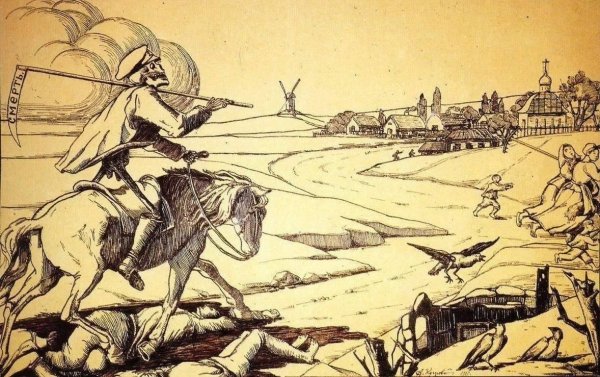 Плакаты гражданской войны белогвардейцев Христос Воскресе