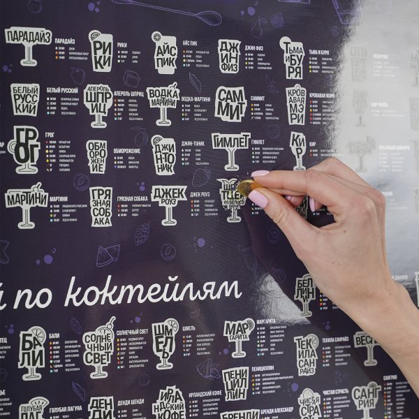 Скретч плакат