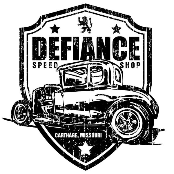 Логотипы ретро авто стиль