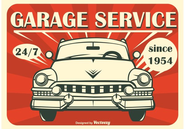 Автомобильные плакаты в гараж