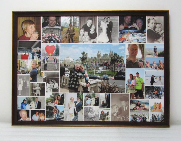 Семейный коллаж из фотографий