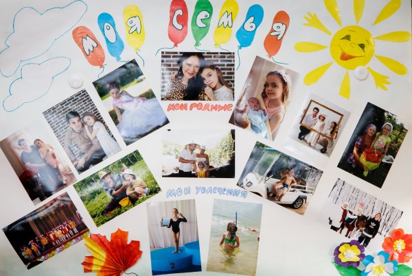 Плакат. Моя семья.