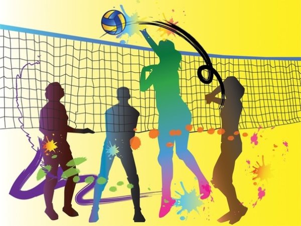 Коллаж на тему волейбол