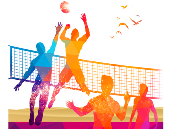 Пляжный волейбол слоган