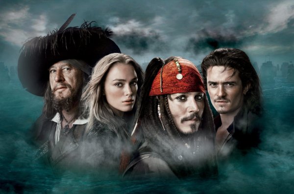 Пираты Карибского моря 3 на краю света Постер