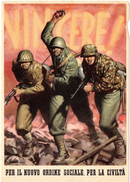 Агитационные плакаты Италии второй мировой войны