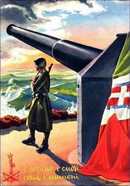 Итальянские агитационные плакаты второй мировой