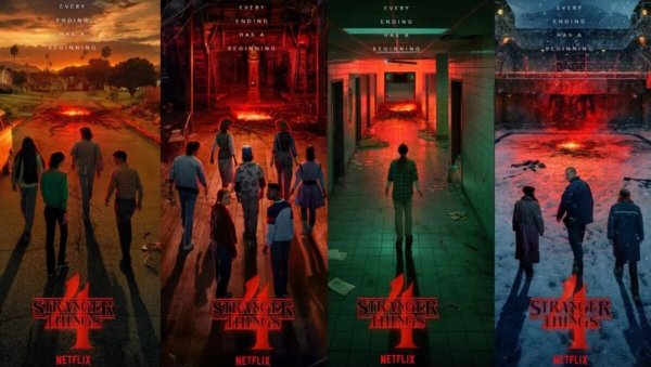 Stranger things 4 Постер