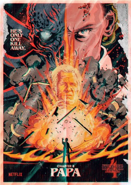 Очень странные дела Постер арт