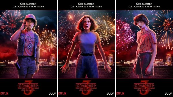 Stranger things Постер 3 сезона