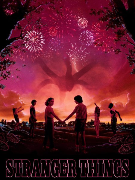 Stranger things плакат