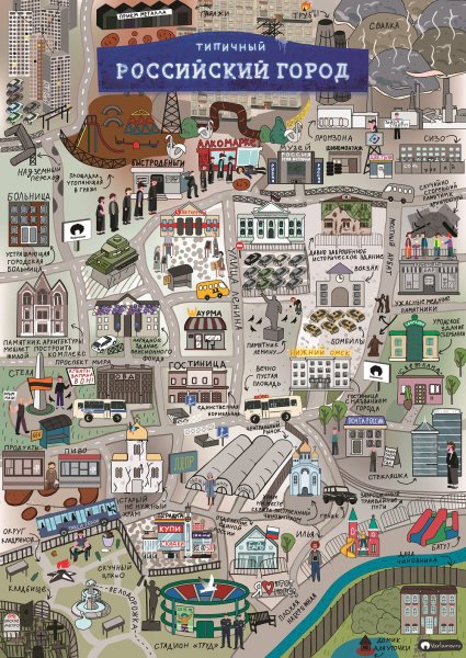 Карта любого российского города Варламов