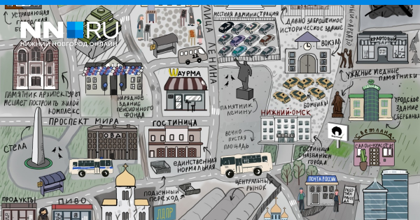 Типичный российский город Варламов плакат