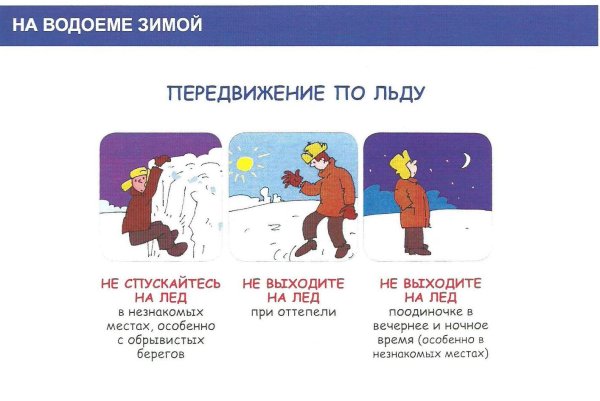 Правила поведения на водоемах зимой