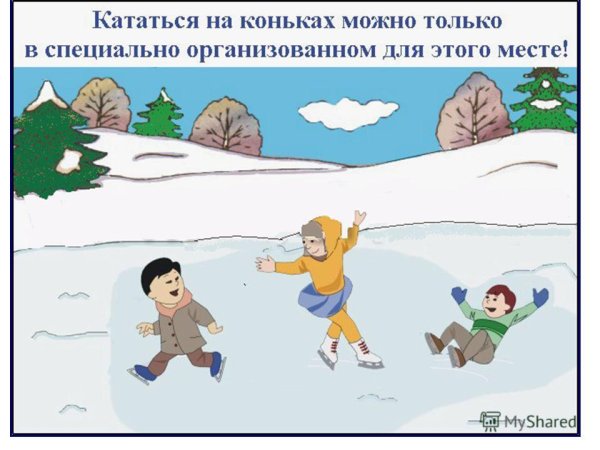 Правила поведения на льду для детей