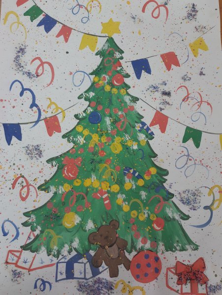 Стенгазета Новогодняя елка