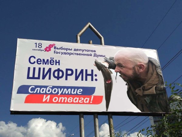 Предвыборные плакаты кандидатов в депутаты