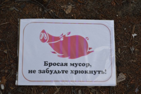 Бросая мусор