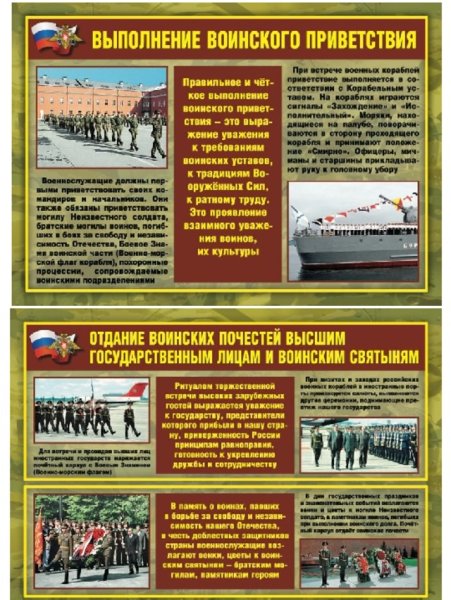 Воинские ритуалы плакат