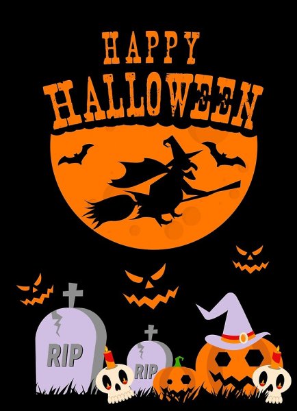 Плакат на Хэллоуин
