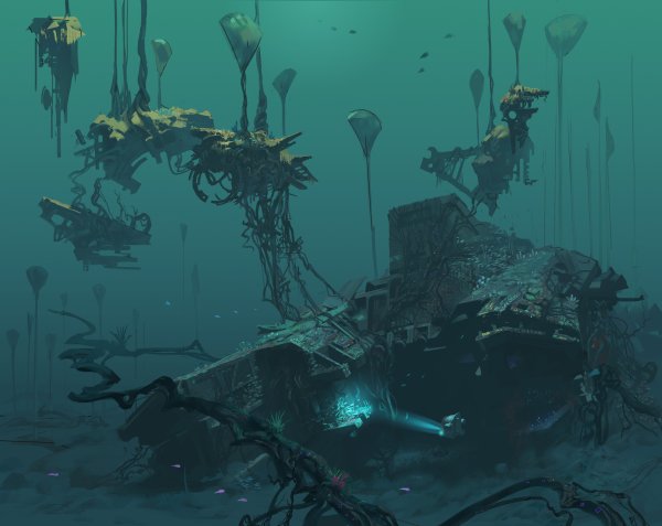 Концепт арт Subnautica below Zero