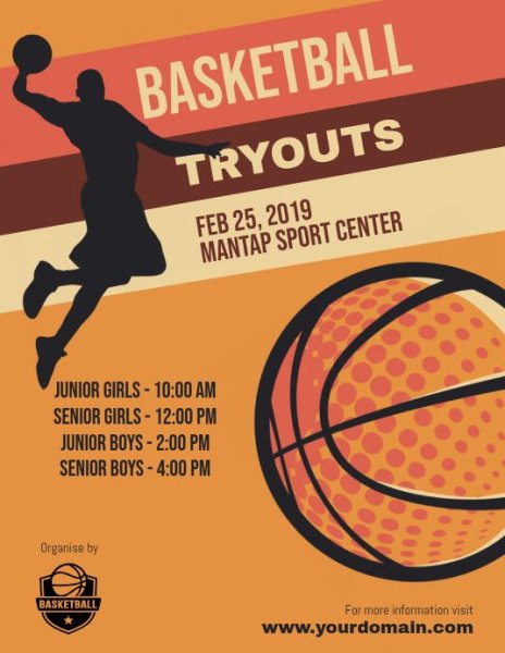 Плакат баскетбол