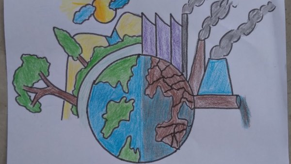 Рисунок на тему воздух