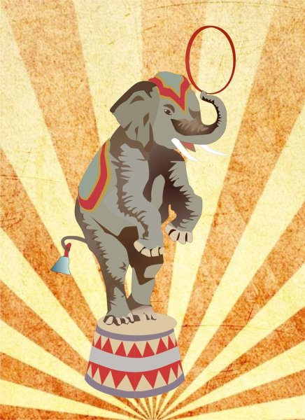 Старые цирковые афиши