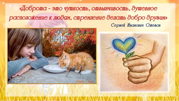 Коллаж добрых дел