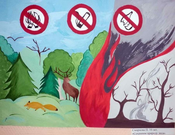 Раскраска охрана природы для детей