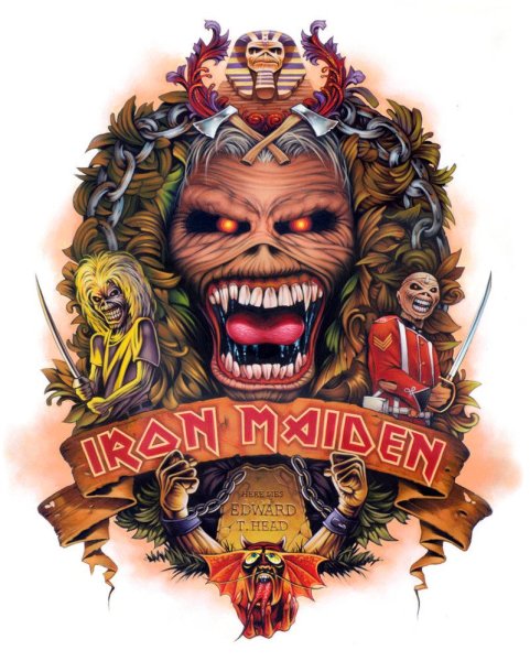 Обложки альбомов группы Iron Maiden