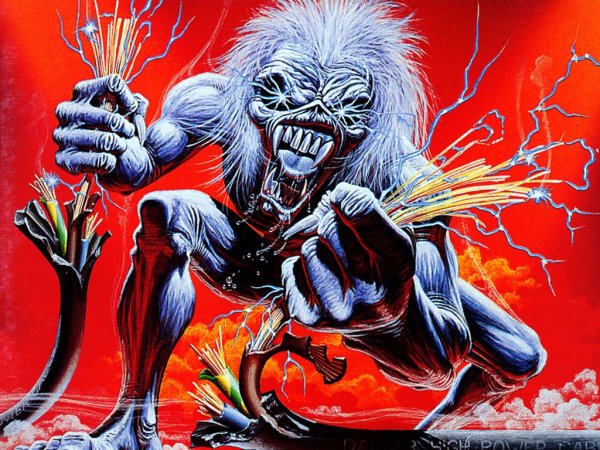 Обложка альбома Айрон мейден 1985