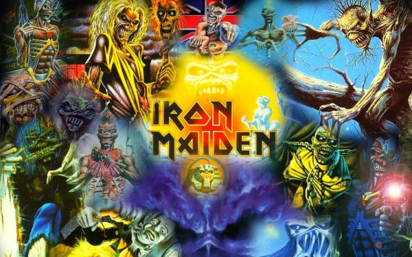 Группа Iron Maiden плакат