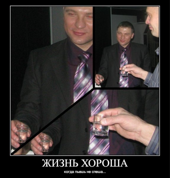 Жизнь хорошо / когда птешь не спеша