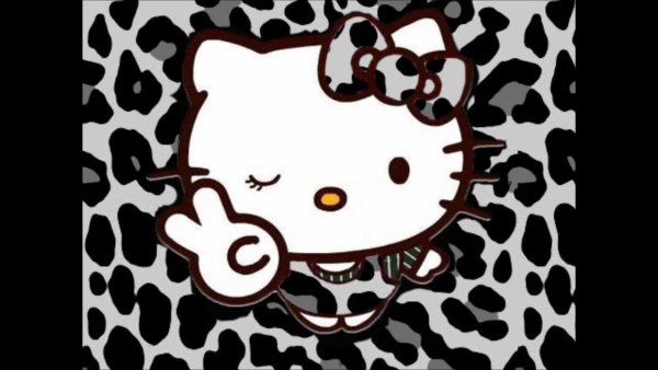 Принт Print hello Kitty