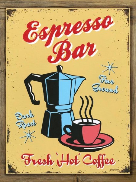 Плакат кофейни