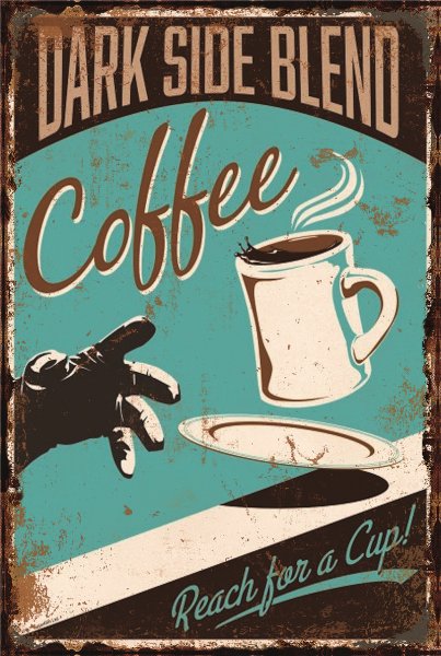 Винтажные постеры для кафе