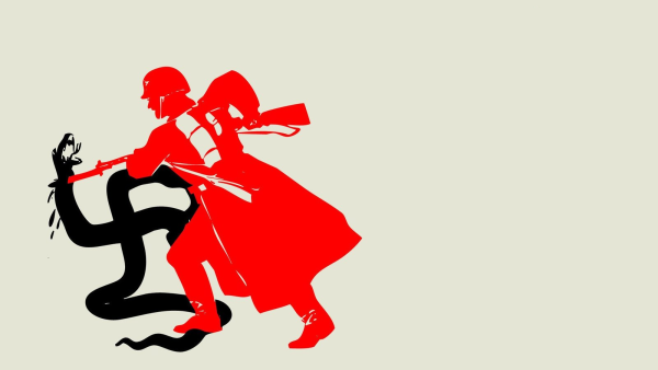 Советские плакаты Бей фашистов