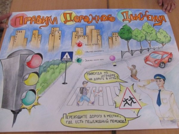 Плакат поправиламдорожногодвижентя