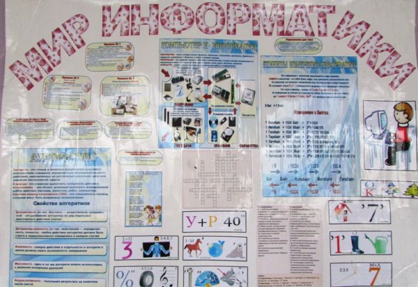 Стенд газета по информатике