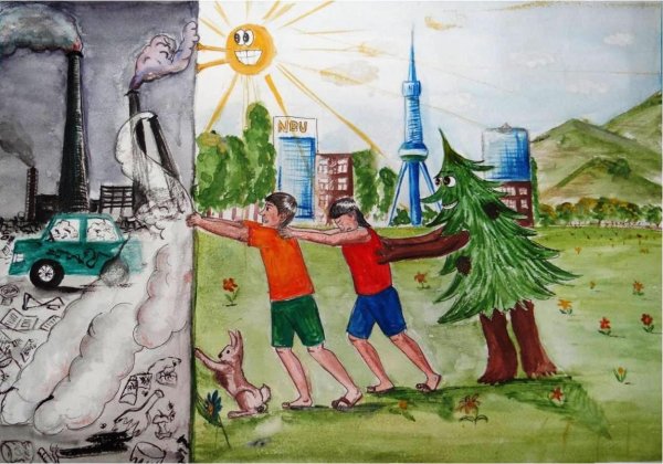 Рисунок на экологическую тему