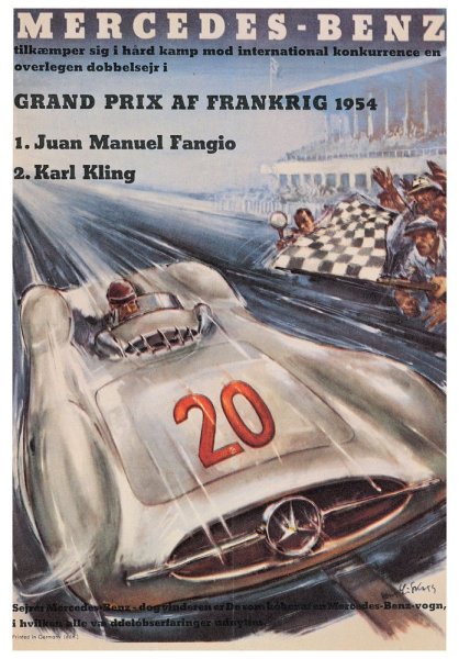 Рекламные плакаты Mercedes-Benz