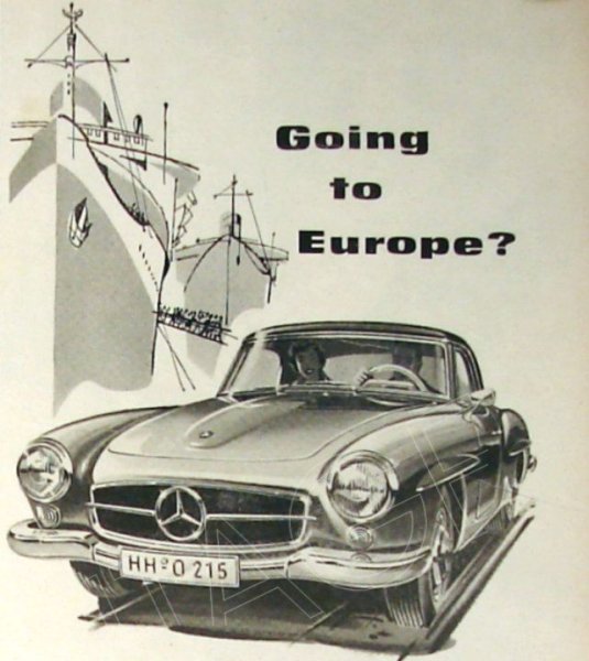 Мерседес Бенц ретро постеры