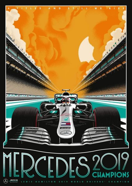 Постер Mercedes Benz