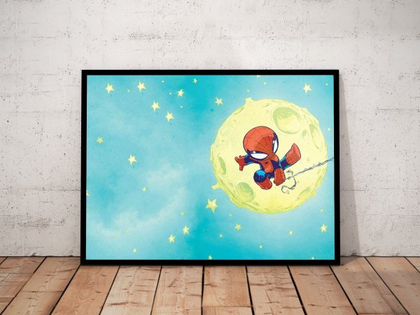 Постер от маленьких объектов к большому