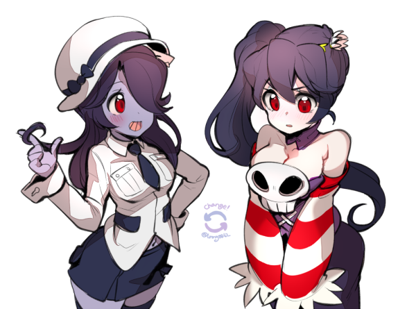 Валентайн Skullgirls арт
